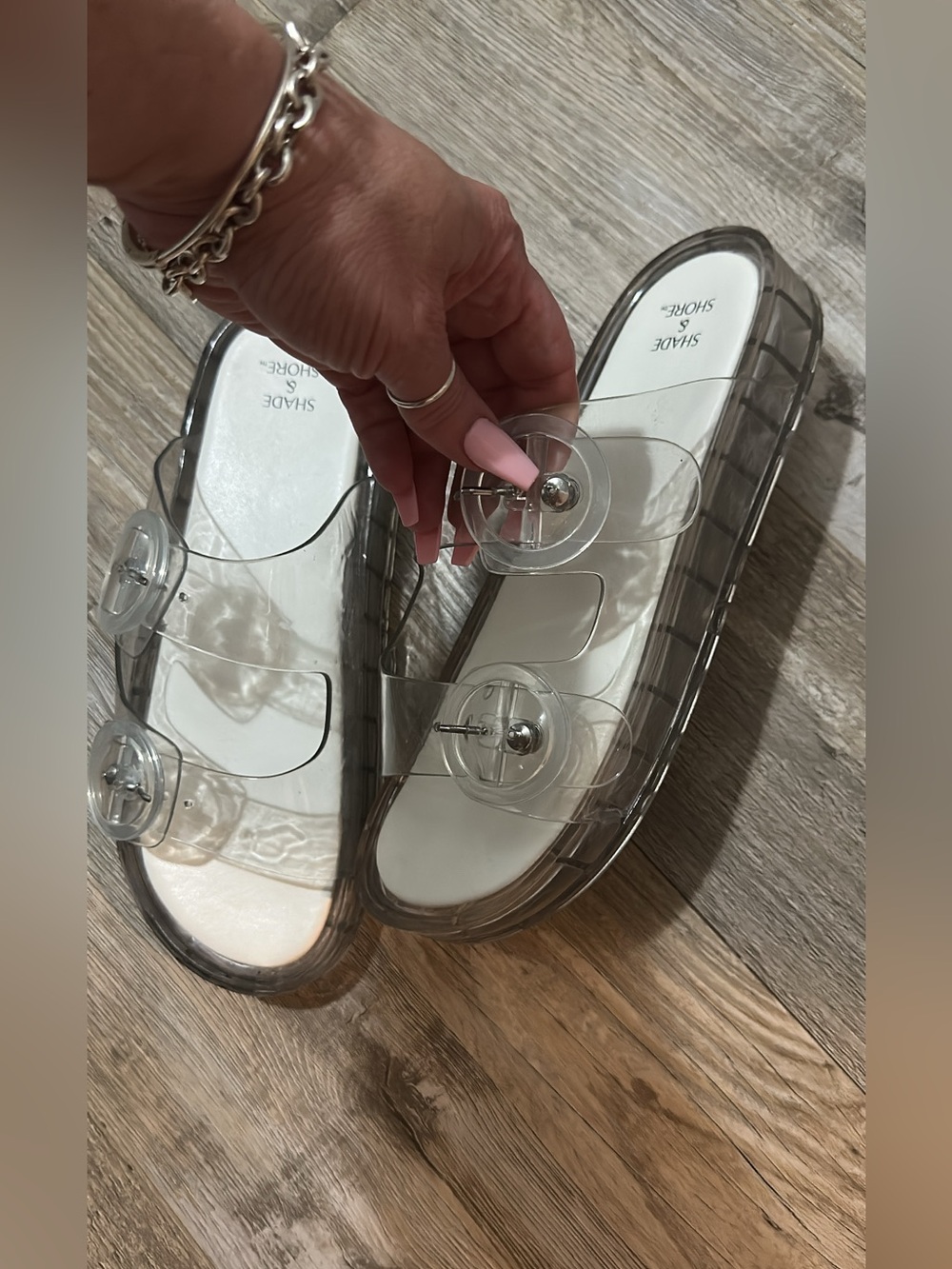 Clear Jelly Sandals/Slides